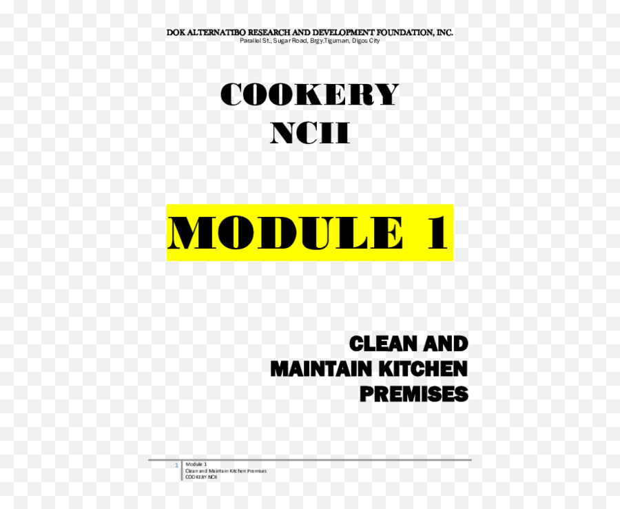 Doc Cookery - Module1docx Rommela Horca Academiaedu Vertical Png,Icon Cloverleaf Knee Protector