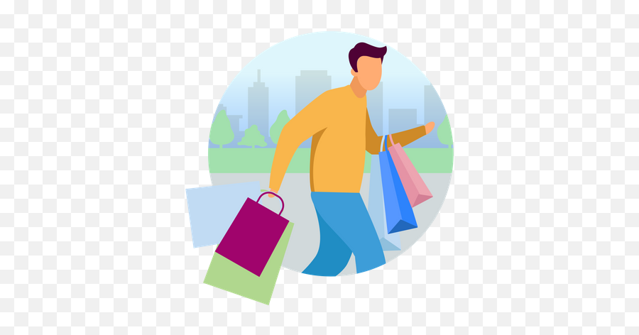 Hurry Up Illustrations Images U0026 Vectors - Royalty Free Man Shopping Icon Png,Person Shopping Icon