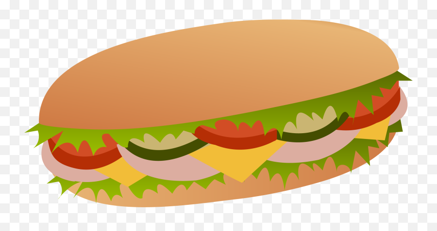 Turkey Sub Sandwich - Sandwich Clipart Png,Sub Sandwich Png