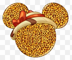 Download Hd Minnie Mouse Ears With Crown Clipart - Minnie Fall Mickey Mouse Clipart Png,Minnie Ears Png