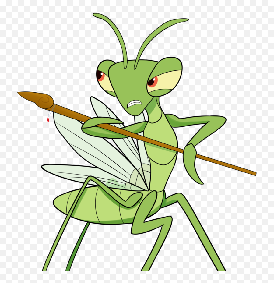 Download Praying Mantis Clipart Grasshopper - Cartoon Png Praying Mantis Cartoon,Grasshopper Png