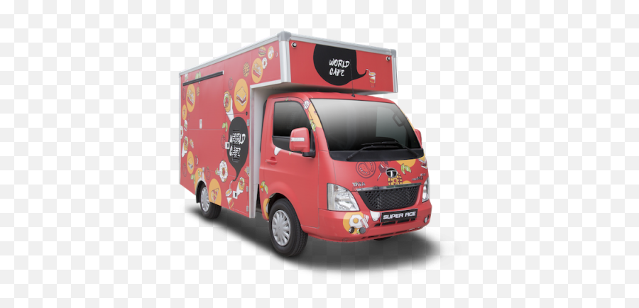 Tata Super Ace The Ideal Choice For Food Truck Operators - Tata Super Ace Food Truck Png,Food Truck Png