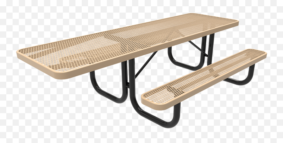 Expanded Metal Square Picnic Table - Picnic Table Png,Picnic Table Png