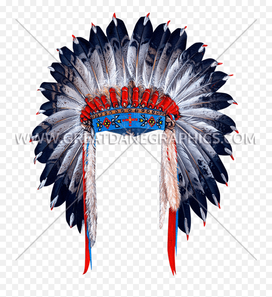 Download Indian Head Dress - Indian Feather No Background Native American Headdress Transparent Png,Feather Transparent Background