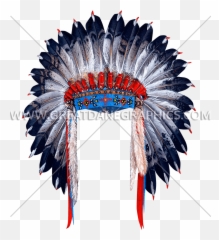 Download Indian Head Dress - Feather No Background Native American Headdress Transparent png