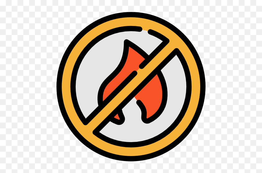 No Fire Allowed - Free Signs Icons No Fire Icon Png,No Sign Png