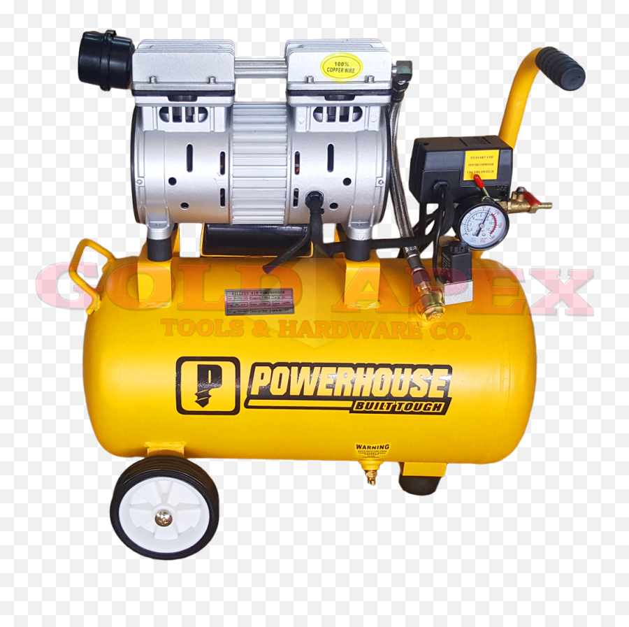 Powerhouse Oil And Noise Less Air Compressor 24 Liters 12hp - Air Compressor 2hp Png,Air Pump Png