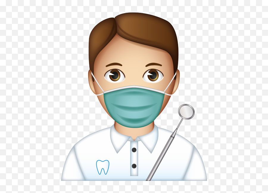 Emoji U2013 The Official Brand Man Dentist Fitz 3 - Dentist Emoji Png,Muscle Emoji Png