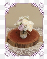 Download Lilac Mauve And Cream Peony - Flower Bouquet Png,Baby's Breath Png
