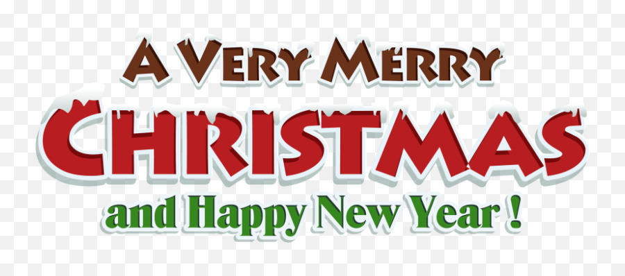 Merry Christmas Text Png Transparent - Text Merry Christmas And Happy New Year,Merry Christmas Transparent Background