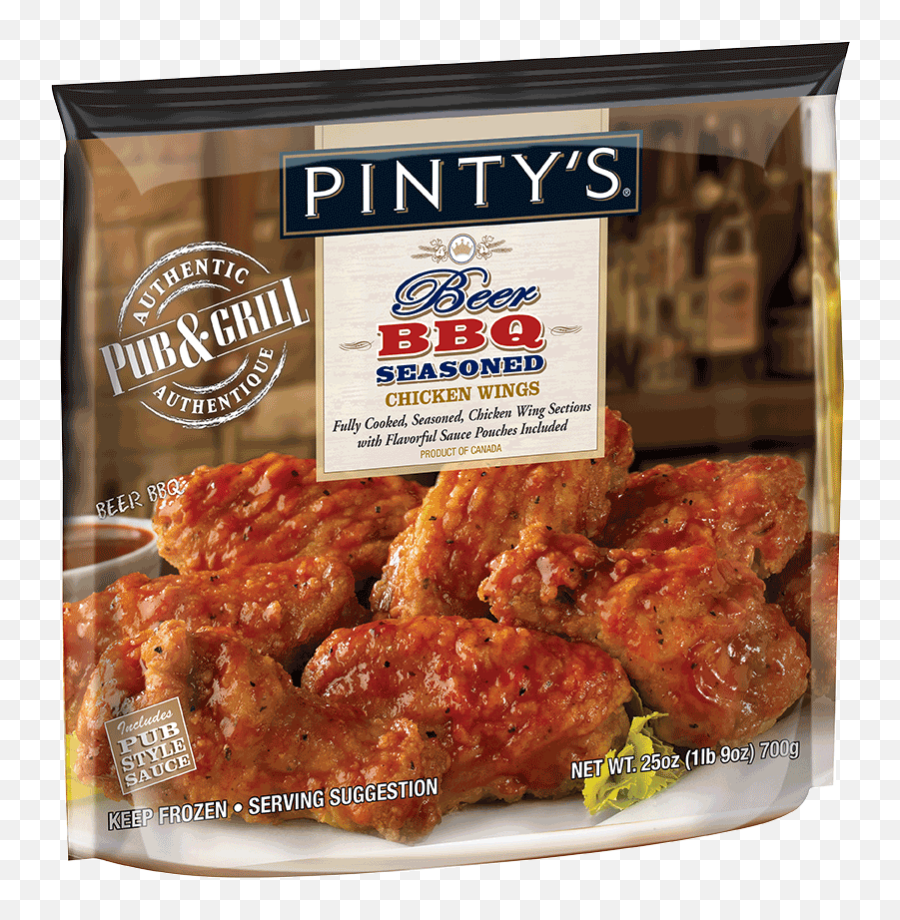 Pintyu0027s Pu0026g Beer Bbq Seasoned Chicken Wings U2013 - Beer Chicken Png,Buffalo Wings Png