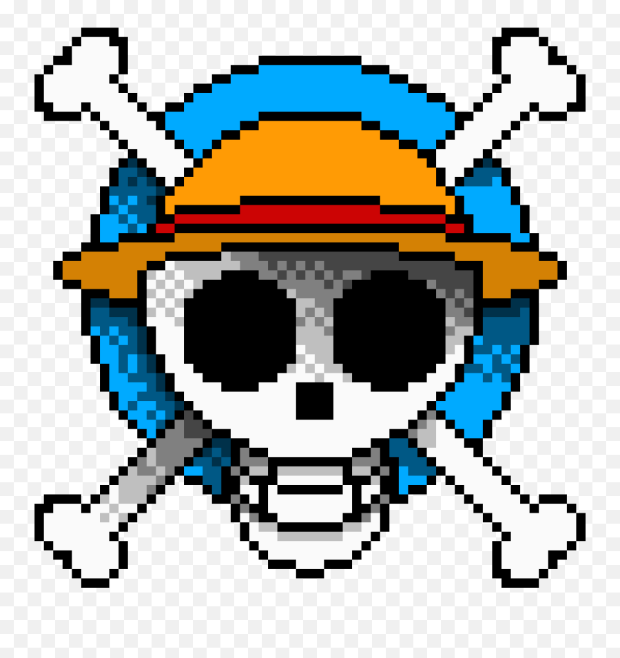 One Piece Symbol Pixel Art Maker - Pixel Art One Piece Png,One Piece Logo Png