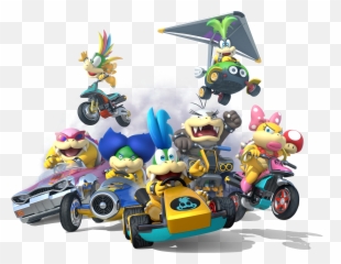 7 Koopaling Symbol Emblems - Mario Kart 8 The Koopalings png