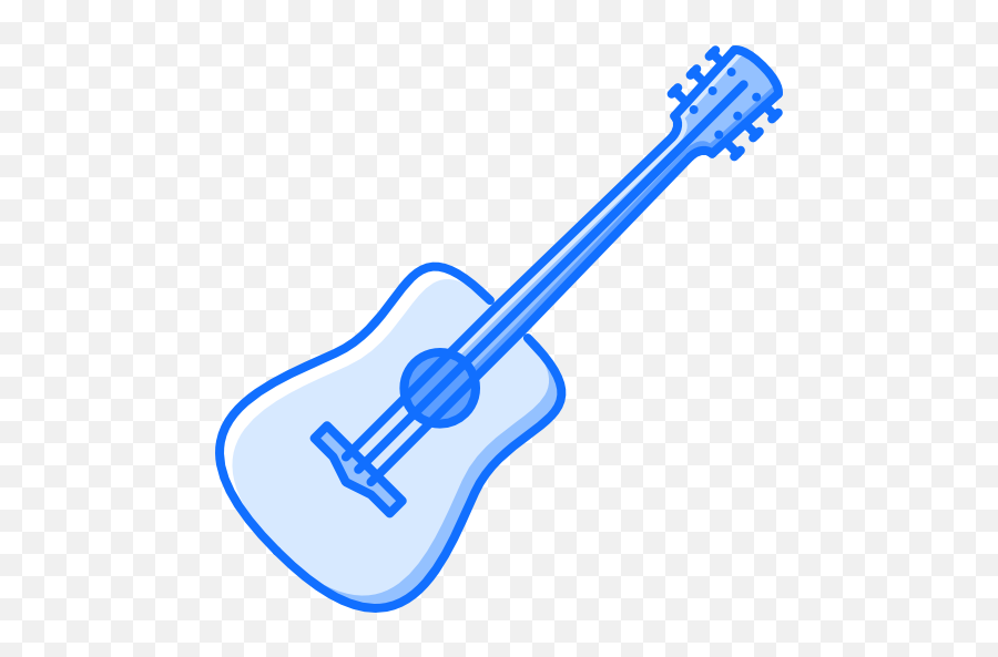 Acoustic Guitar - Blue Guitar Icon Png,Guitar Icon Png