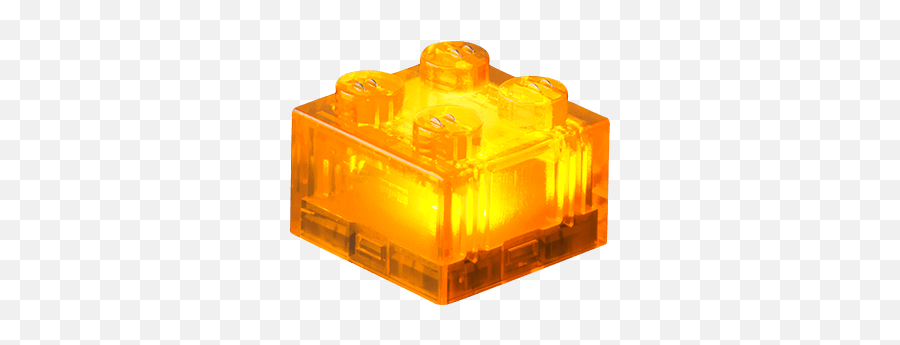 Transparent Orange Light Stax Brick - Leuchten Lego Png,Lego Transparent