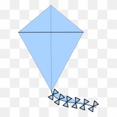 Kite Png Svg Clip Art For Web - Blue Kite Clipart,Kite Png