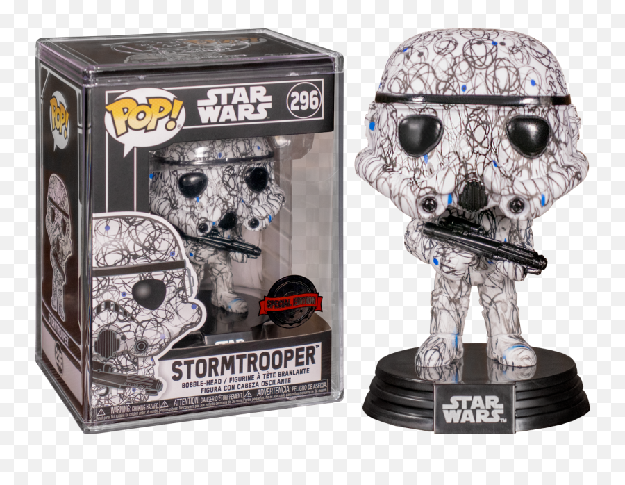 Star Wars - Stormtrooper Futura Pop Vinyl Figure With Pop Protector Pop Futura Star Wars Png,Storm Trooper Png