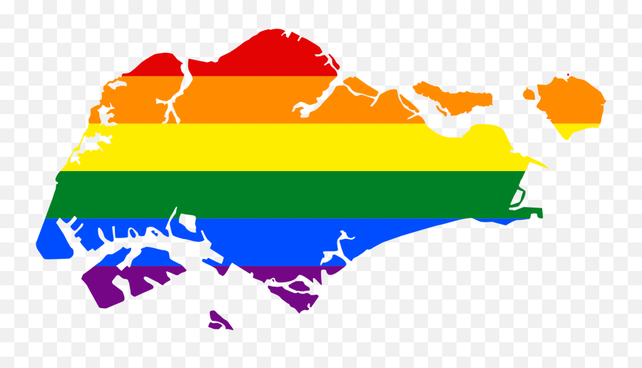 Singapore Png Transparent Singaporepng Images Pluspng - Singapore North South East West Map,Lgbt Flag Png