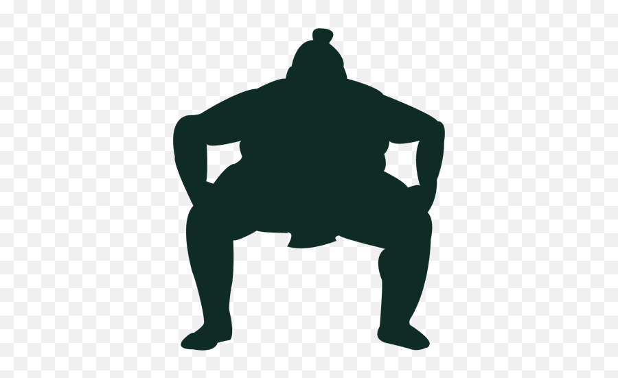 Sumo Wrestling Heavyweight Traditional - Transparent Png Clipart Sumo Wrestler Silhouette,Wrestling Png