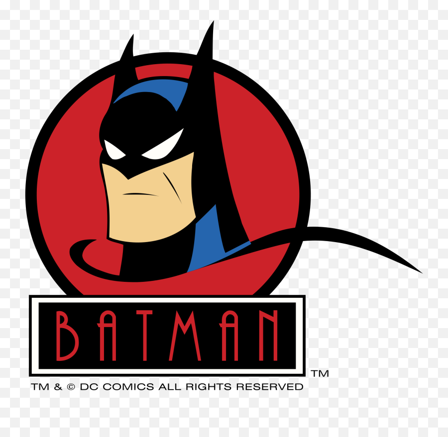 Batman The Animated Series Logo Png Transparent U0026 Svg Vector - Black Batman Logo Png,Dc Comics Logo Png