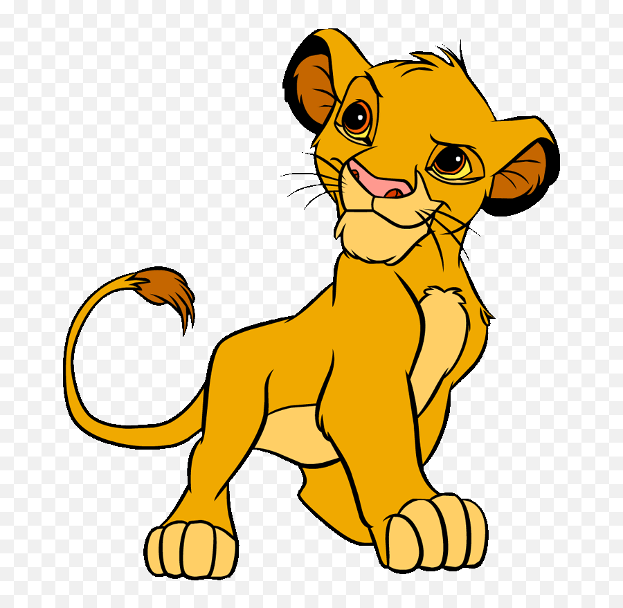 King Simba Lion Clipart - Lion King Simba Clipart Png,Baby Lion Png