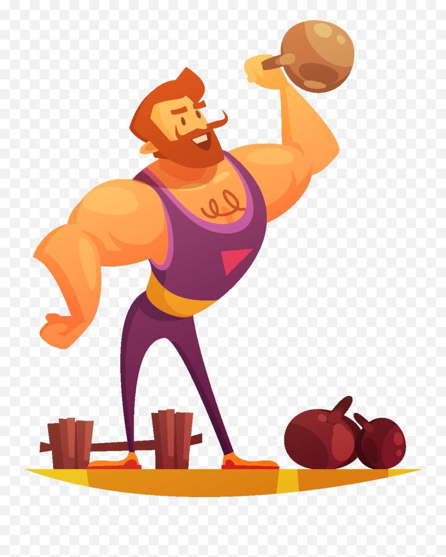Strong Man Weightlifting Elements - Circus Strong Man Clipart Png,Strong Man Png