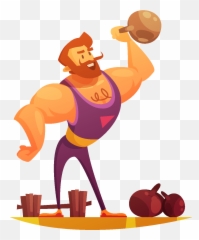 Strong Man Weightlifting Elements - Circus Strong Man Clipart Png,Strong Man Png