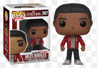 Miles Morales Vinyl Figure - Spider Man Miles Morales Funko Pop Png,Miles Morales Png