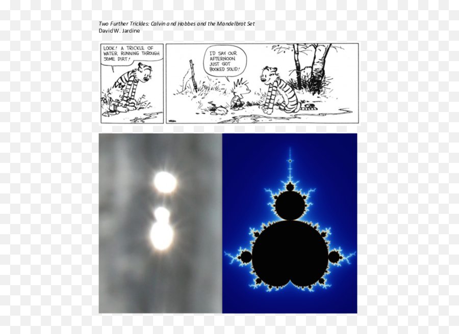 Calvin And Hobbes Research Papers - Academiaedu Mandelbrot Set Z 2 C Png,Calvin And Hobbes Png