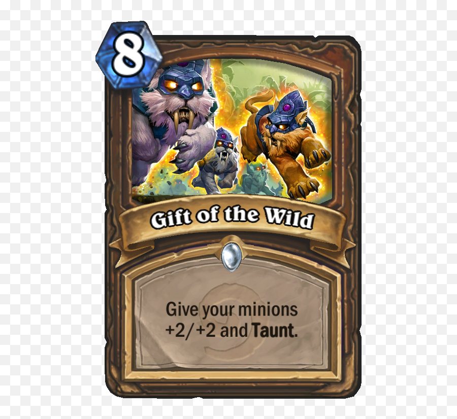 Hearthstoneu0027 Defines Class Identity And Adds 9 New Cards - Gift Of The Wild Hearthstone Png,Minions Transparent