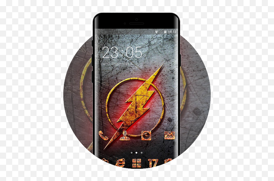 App Insights Theme For Flash Logo Iron Wallpaper Apptopia - Logo Flash Png,The Flash Logo
