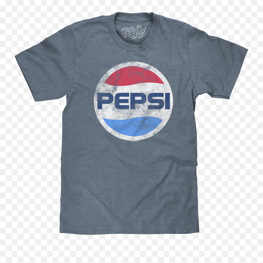 Pepsi Logo Big U0026 Tall T - Shirt Indigo Heather Logo Pepsi T Shirt Png,Pepsico Logo Png