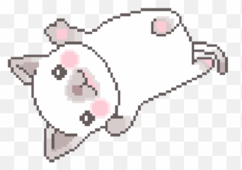 Download Cat Pixel Transparent - Cute Gif PNG Cara Membuat Lingkaran Di Minecraft