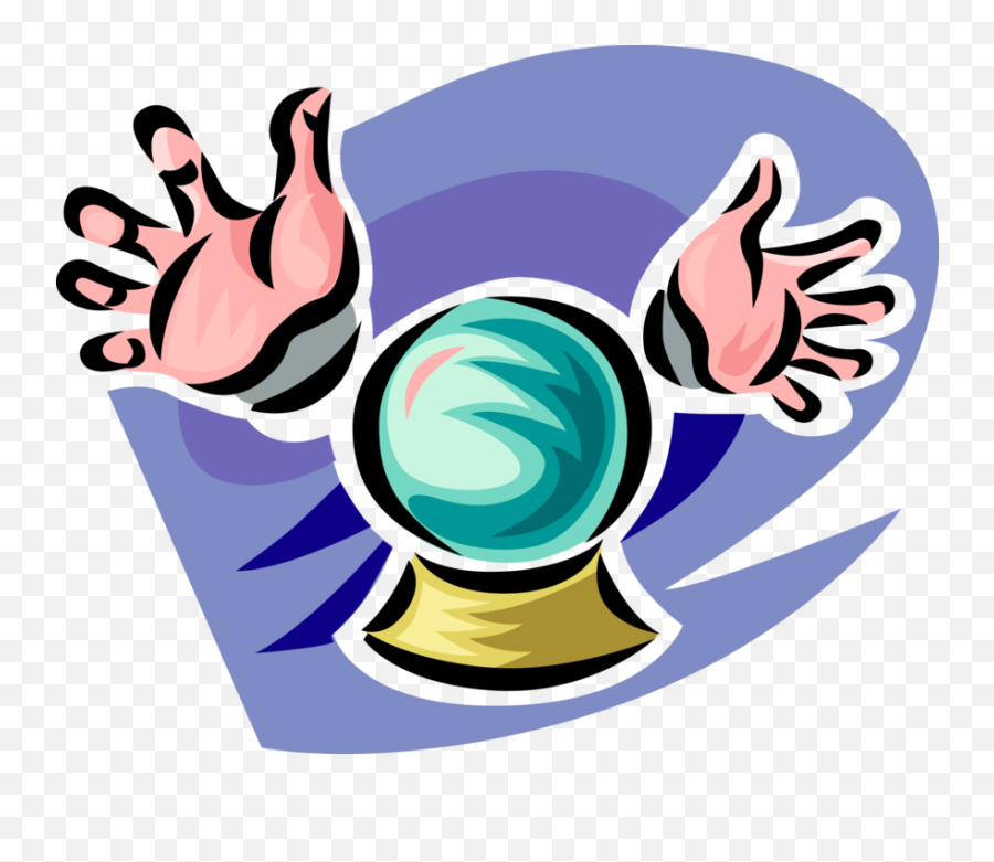 Crystal Ball Used In Fortune Telling - Fortune Teller Clipart Png,Crystal Ball Transparent Background