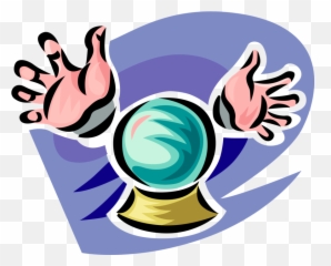 Crystal Ball Used In Fortune Telling - Teller Clipart Png