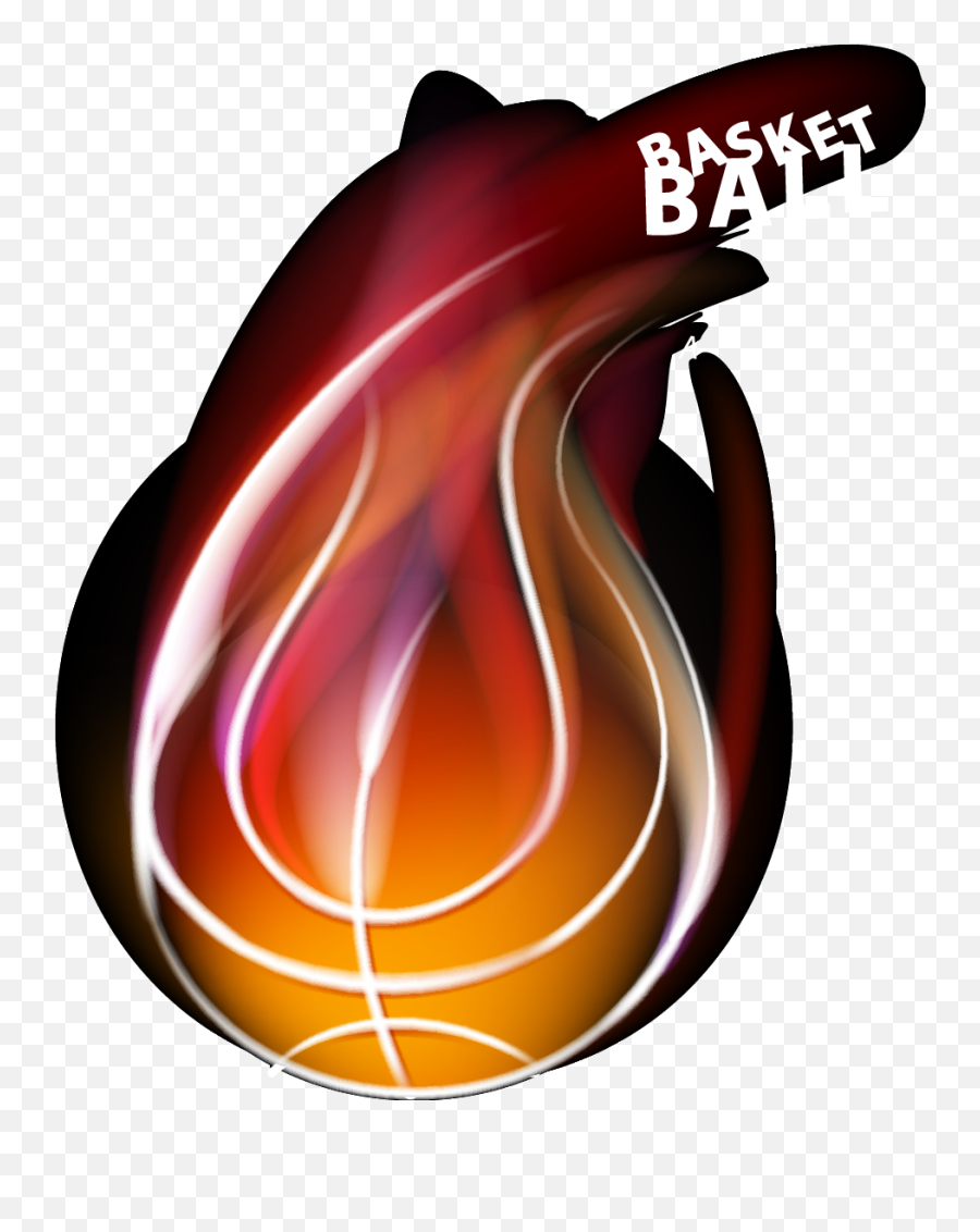 Flame Basketball Logo Transparent Png - Transparent Basketball Logo Template,Flaming Basketball Png