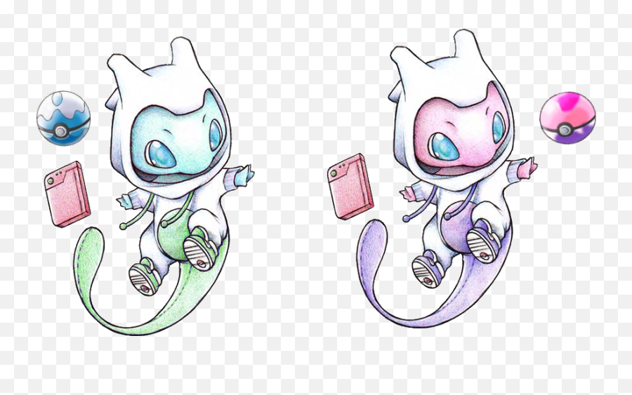 Vp - Pokémon Thread 42932593 Mew In A Mewtwo Costume Png,Pokeballs Png