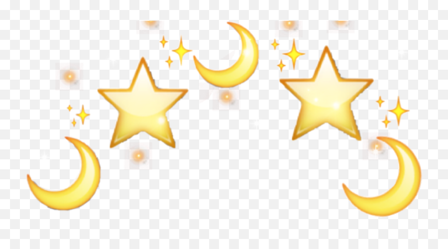 Download Hd Tumblr Kawaii Emoji Kawaiipastelgoth - Moon Crescent Png,Moon Emoji Png