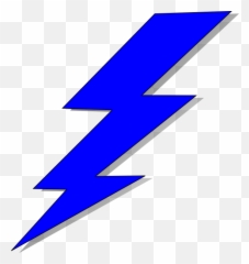 Download Lighting - Bolt Png Blue Lightning