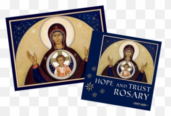 Our Lady Of Hope Icon U0026 Trust Rosary Cd Combo - Religious Item png