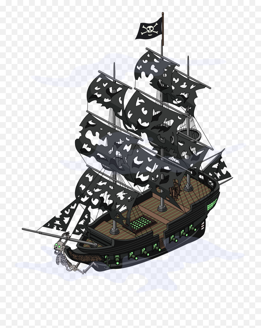 Flying Ghost Ship - Free Pirate Ship Png,Pirate Ship Png