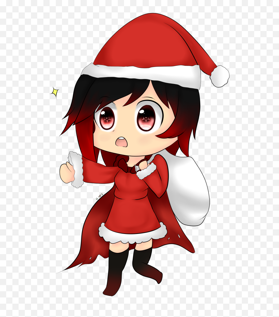 Christmas Ruby Rose Rwby Png Image - Rwby,Rwby Png