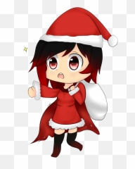Christmas Ruby Rose Rwby Png Image - Rwby,Rwby Png