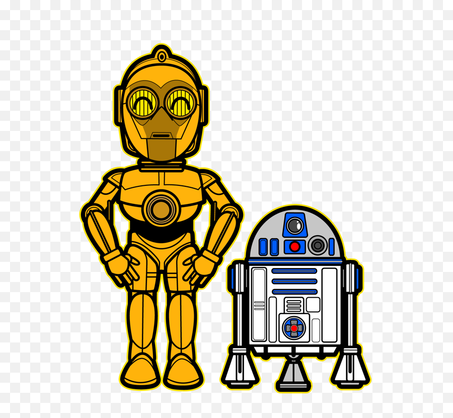 Bb8 Clipart R2d2 C3po Picture 86306 - Star Wars C3po Cartoon Png,Bb8 Png