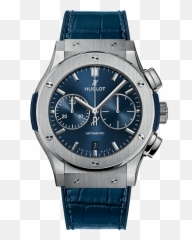 Hublot Classic Fusion Titanium Blue 45 521nx7170lr - Chronograph png