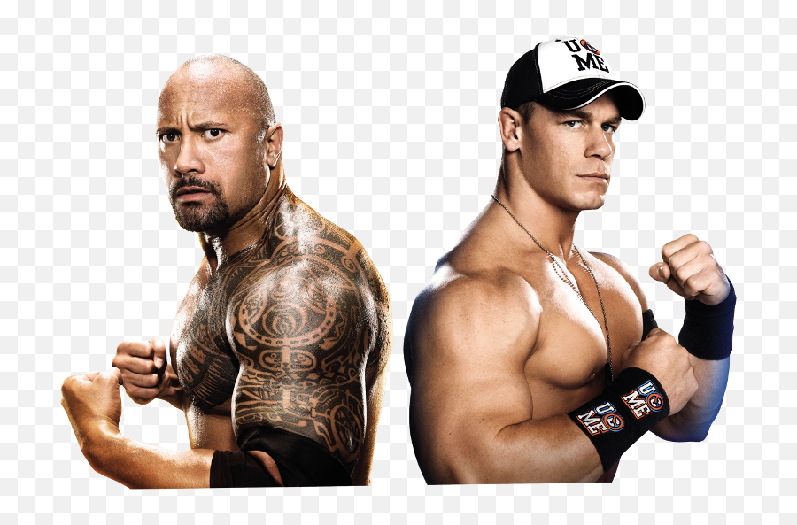 John Cena The Rock - John Cena And The Rock Png,The Rock Png