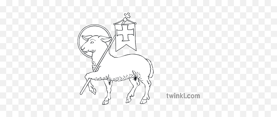 Paschal Lamb Ks2 Illustration - Twinkl Language Png,Paschal Icon