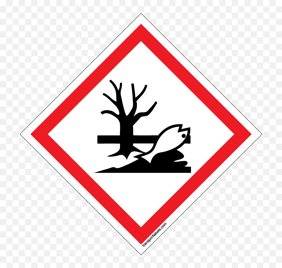 Ghs Environmental Toxicity Labels - Environmental Hazard Pictogram Png,Dead Fish Icon