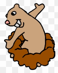 Groundhog Day Transparent Background - Clip Art Library Groundhog Clipart Free png