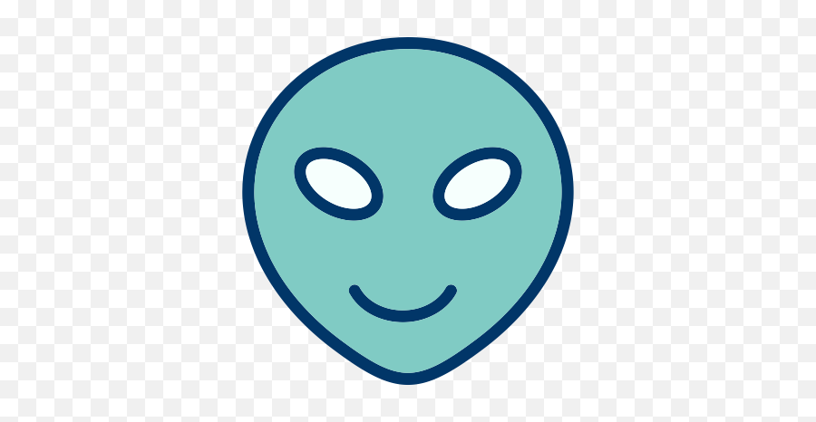 Face Smiley Emoticon Alien Icon - Happy Png,Alien Head Icon